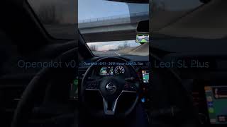 Comma AI Comma Three Openpilot v091 2019 Nissan Leaf SL Plus [upl. by Grimes]