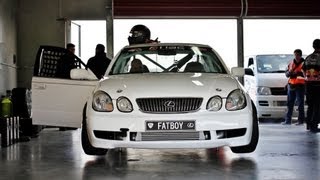 Raw Footage Carl Thompson 4 Rotor Nitrous Turbo  Lexus GS300 [upl. by Dis]