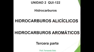 Cátedra sobre Compuestos Cíclicos y Aromáticos [upl. by Dymphia]