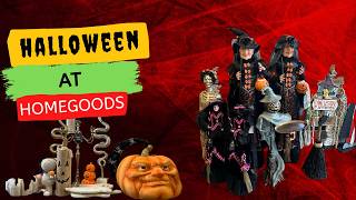 Spooky Season 2024  HomeGoods Halloween Decor [upl. by Lynnell]