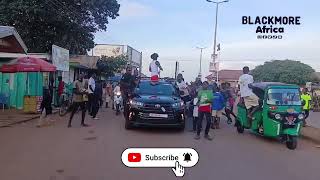 Kuami Eugene on the streets of Nkoranza and fans showed up africareels shattawale wodemaya 30bg [upl. by Shishko]