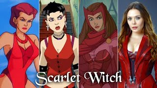 Evolution of Scarlet Witch in movies and cartoons 60fps [upl. by Hayton]