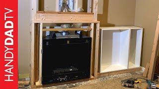 DIY Fireplace Installation  Framing and Final Connections [upl. by Pepito885]