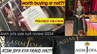 Asim Jofa suit review Honest review Asimjofa sale dress review worth buying or not [upl. by Iaoh]