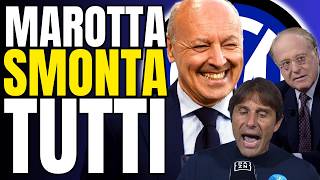 Marotta ANNIENTA Scaroni più Conte De Laurentiis ROSICA e FAKE news sull’arbitro di InterNapoli [upl. by Yalonda]