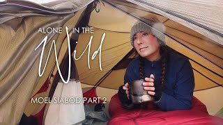 A Winter Mountain Adventure • Solo Backpacking in Eryri • Moel Siabod Part 2 [upl. by Artamas226]