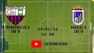 Extremadura UD juvenil vs CD Badajoz juvenil B [upl. by Adhamh145]