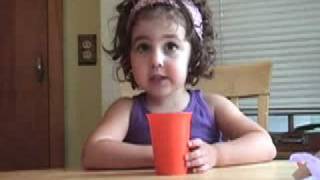 Funny 3 year old talking about star wars [upl. by Ahtinak]