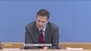 Bundespressekonferenz Steffen Seibert zum Angriff der Türkei [upl. by Spense722]