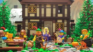 LEGO Ritter Dorf  Bau einer Ritter und Fantasy Welt Folge 11 [upl. by Schapira]