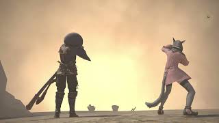 When you have mods on in a Manderville cutscene Final Fantasy XIV [upl. by Verna]