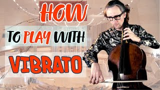 How to Play Vibrato on Cello  Cello Lesson for Beginners [upl. by Esilenna]