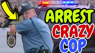 ARREST CRAZY COP GOES NUTS ON CAMERA [upl. by Crandell]