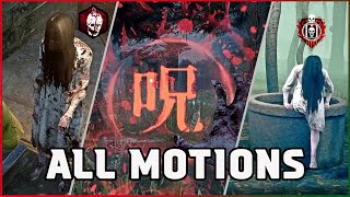 New Killer RINGU The Onryo ALL MOTIONS Prestige 3 MORI Sadako from Dead by Daylight [upl. by Hafeetal373]