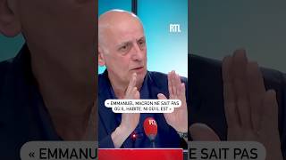 JeanMichel Aphatie  quotEmmanuel Macron ne sait pas où il habite ni où il estquot [upl. by Land]