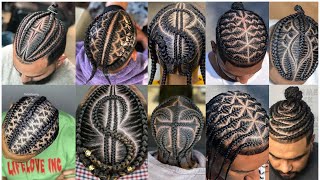 80 Best braids hairstyle for men Trendy braided hairstyle for men  stitch braids x box braids [upl. by Tneciv]