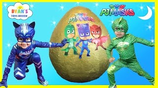 PJ MASKS GIANT EGG SURPRISE Toys for Kids [upl. by Ayortal]