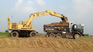 New Nissan diesel v8 truck dumper full over loading Pakistani have machinery phm [upl. by Bonar933]