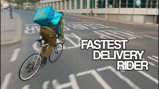 Fastest food delivery  Fixed Gear London  픽시 [upl. by Barram745]