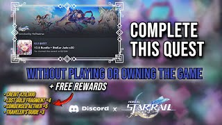 Complete The Honkai Star Rail V25 Quest in Discord WITHOUT PLAYING The Game  FREE REWARDS [upl. by Lody]