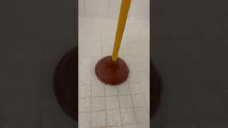 Clogged Shower Drain Fixed Easy [upl. by Aeslehs]