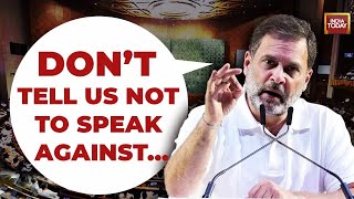 Rahul Gandhi Speech  Rahuls Big Attack On PM Modi  Rahul Gandhis Fiery Speech In Lok Sabha [upl. by Perri]