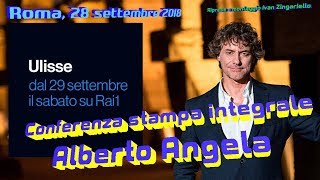 Alberto Angela conferenza stampa integrale Ulisse  Il piacere della scoperta [upl. by Soinotna]