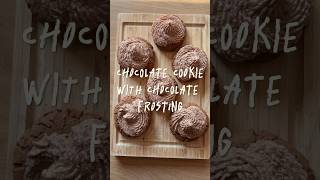 Ultimate Chocolate Cookies with Rich Chocolate Frosting 🍫🍪 ChocolateCookies doublechocolate [upl. by Sivatnod]