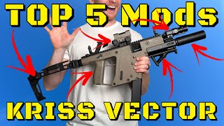 Top 5 MUST HAVE Kriss Vector ModsAttachments [upl. by Eitsirk]