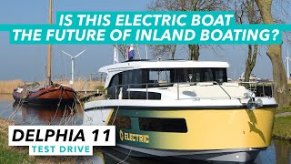 The future of inland boating Delphia 11 diesel and electric tested head to head  MBY [upl. by Ahsaeit]