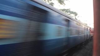 Superb Controlling by PGT divn 12218 Kerala Sampark Kranti overtakes KannurAlappuzha exp [upl. by Neneek]