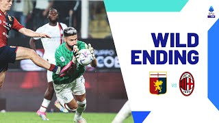 Giroud puts on the gloves and saves Milan  Wild Ending  GenoaMilan  Serie A 202324 [upl. by Sion]