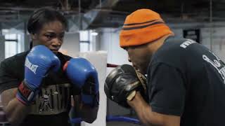 CLARESSA SHIELDS INSIDE TRAINING CAMP FOR FEBRUARY 5TH FIGHT VS EMA KOZIN [upl. by Allecsirp]