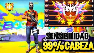 ✅SENSIBILIDAD 99�BEZA  BOTÓN PERFECTO PARA PEGAR TODO ROJO 🩸EN FREE FIREIGUAL HACKER✅ [upl. by Annabell]