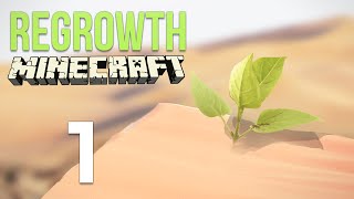 Minecraft Regrowth Modpack Ep 1 Everything is dead [upl. by Norad]