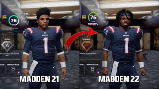 Madden 22 vs Madden 21 GraphicsGameplay Comparison PS5 [upl. by Erbas]