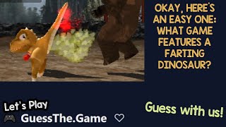 DO YOU KNOW THIS FARTING DINOSAUR  Lets Play Guess The Game [upl. by Lirpa]