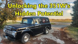 1958 Panel Truck Revival  Will Edelbrock amp Carb Cheater Save Her [upl. by Naryk]