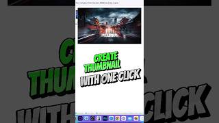 Just 1 Click to Create a 100 Thumbnail [upl. by Tekla404]