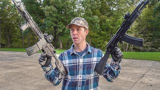 AR15 vs AK74 Ballistics Test 556x45 vs 545x39 [upl. by Schifra776]