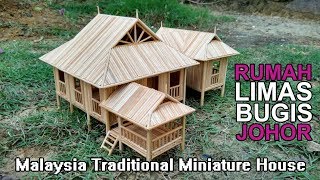 JOHOR Traditional House Replica Malaysia  Rumah Limas Bugis [upl. by Kelvin38]