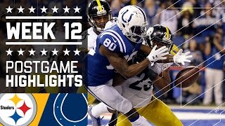 Steelers vs Colts  NFL on Thanksgiving Week 12 Game Highlights [upl. by Chastain864]