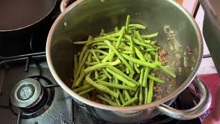 Adobong Giniling at Sitaw Cook by Mia Kaloka [upl. by Adidnere]