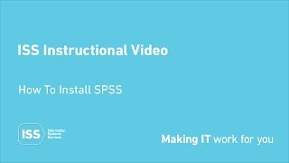 SPSS  How to download and install SPSS for Dublin City University students [upl. by Attenweiler361]