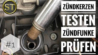 Kein Zündfunke  Zündkerzen selber testen auf Zündfunken  Seat Ibiza 6L 12 12V  Polo 9N [upl. by Florida]