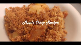 Easy amp Delicious Apple Crisp Recipe under 5 minutes [upl. by Yuhas]