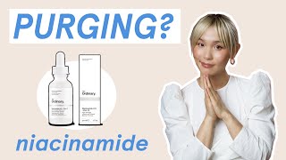 why the ordinary niacinamide 10  zinc 1 is causing purging and breakouts 😅 [upl. by Obola]