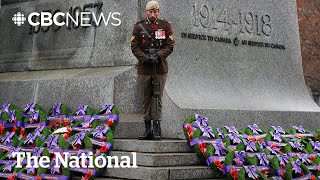 Remembrance Day honours veterans across Canada [upl. by Lenette]