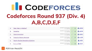 AF Codeforces Round 937 Div 4 Solutions  0 1 2 Tree  E Nearly Shortest Repeating Substring [upl. by Boyd868]