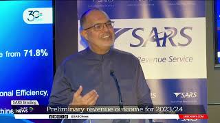 SARS Briefing  Preliminary revenue outcome for 202324 Edward Kieswetter [upl. by Schwing]